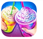 独角兽的彩虹冰淇淋