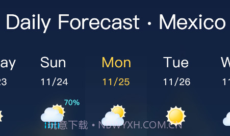 坚果天气v1.1.10截图
