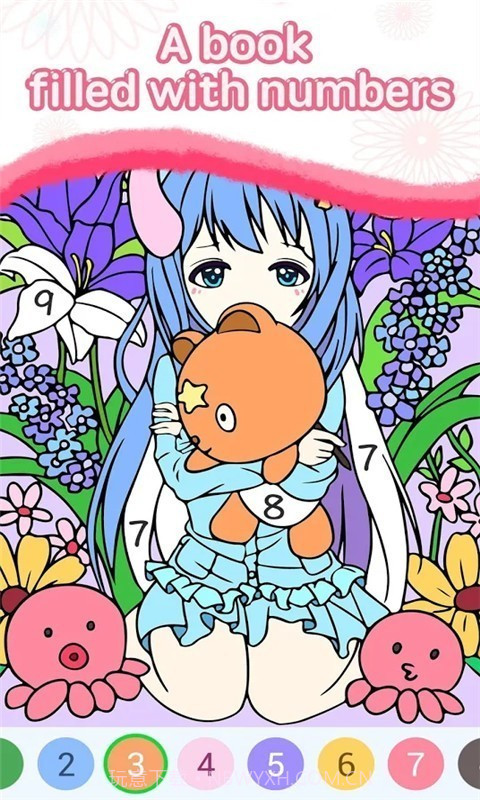 秘密花园暖暖涂色1.12截图