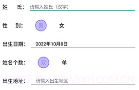 给孩子起名字v1.11截图