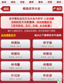 太极鱼宝宝起名v2.14截图