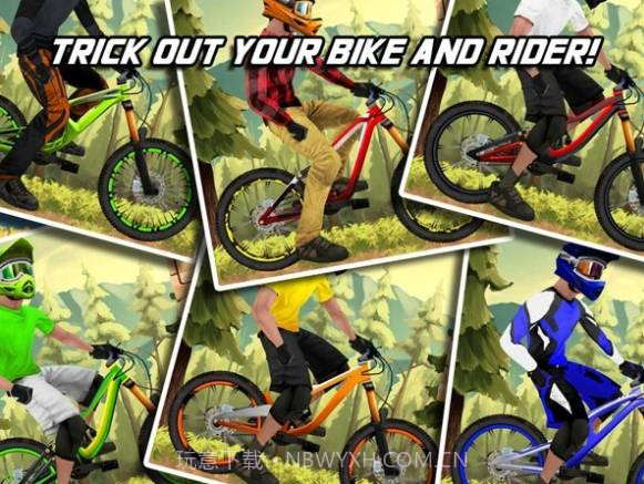 疯狂山地自行车v1.5截图