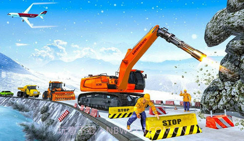 雪地挖掘机救援行动v1.11截图
