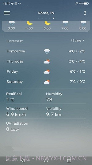 中兴天气预报v6.0.3.7截图