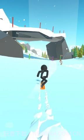 Stickman Snow Ride1.9截图