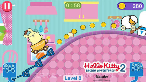 凯蒂猫飞行冒险2（Hello Kitty Racing Adventures 2）3.0.9截图