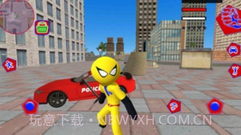 警察火柴人绳索英雄v1.16截图