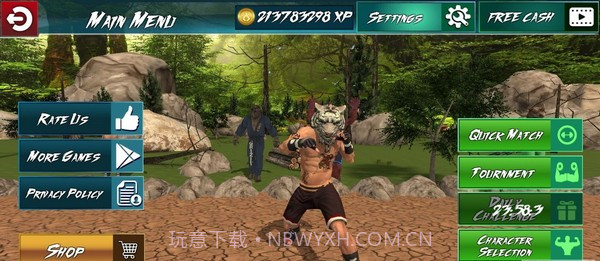 野生动物摔跤斗士v1.12截图