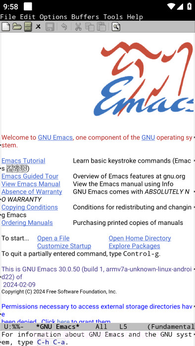emacs编辑器v30.0.8截图