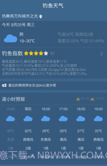 钓鱼天气预报v1.5.20截图