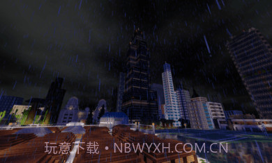 我的世界火炮模组和新奥肖尔城地图1.16.221.04截图