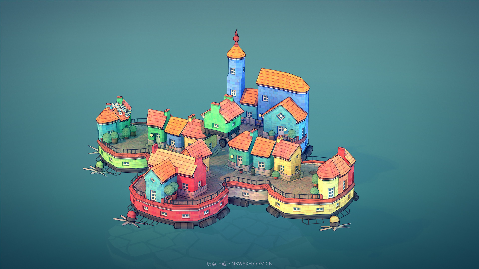 城镇叠叠乐Townscaper手机版1.0截图