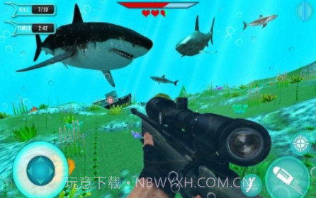 饥饿的鲨鱼狙击手3Dv1.1.21截图