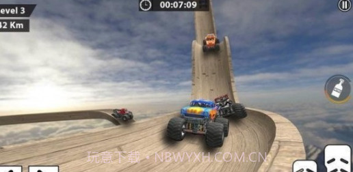 怪物卡车无所畏惧特技赛车v1.17截图
