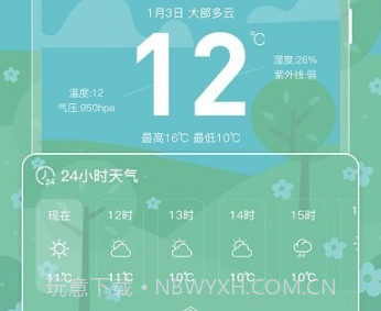 晴天天气预报v3.22截图