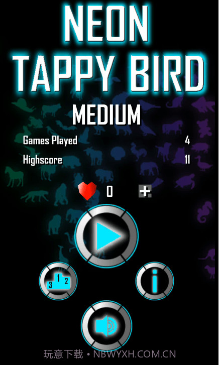 霓虹灯小鸟飞行v0.24截图