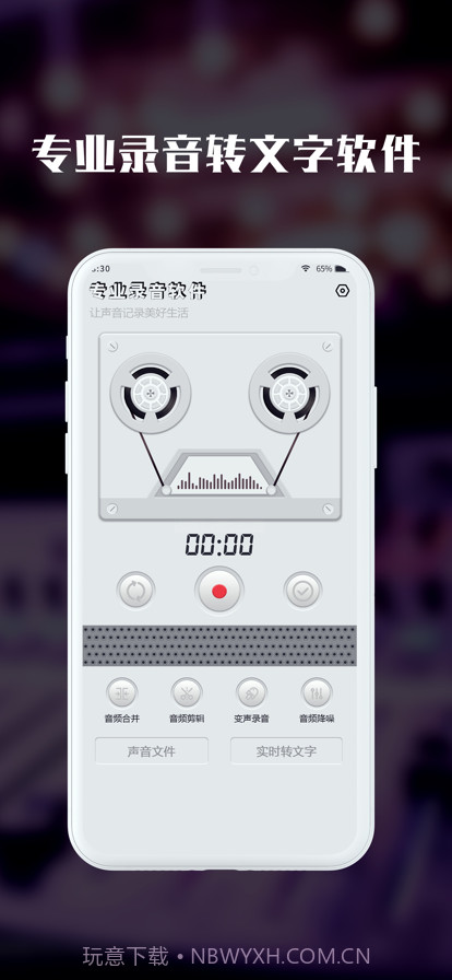 黑屏录音机截图7