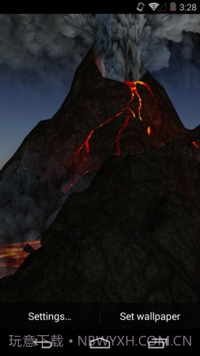 3D火山梦象动态壁纸截图1
