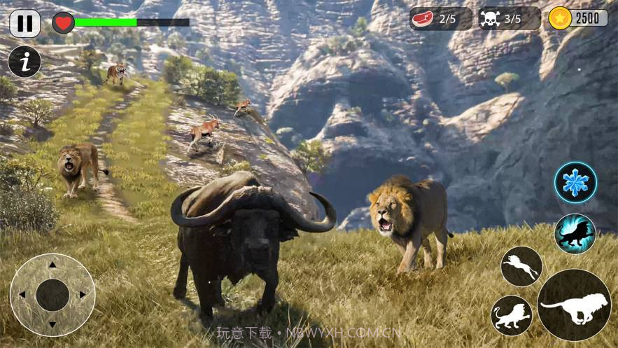 狮子模拟器动物生存截图2
