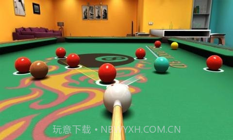 真实3D台球明星之路截图2