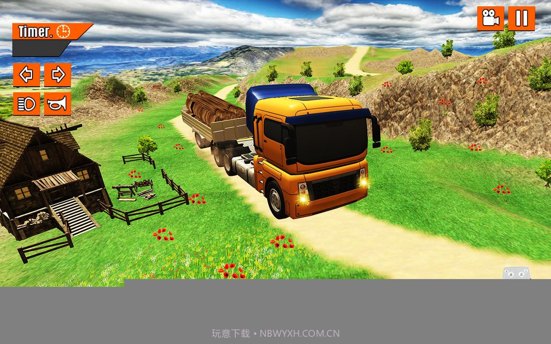 卡车司机上坡货物截图4