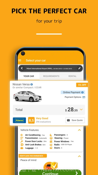 Rentcars.com Car Rental汽车出租截图3 Rentcars.com Car Rental汽车出租截图3