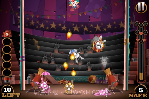拯救兔子 Stunt Bunnies Circus截图4 拯救兔子 Stunt Bunnies Circus截图4