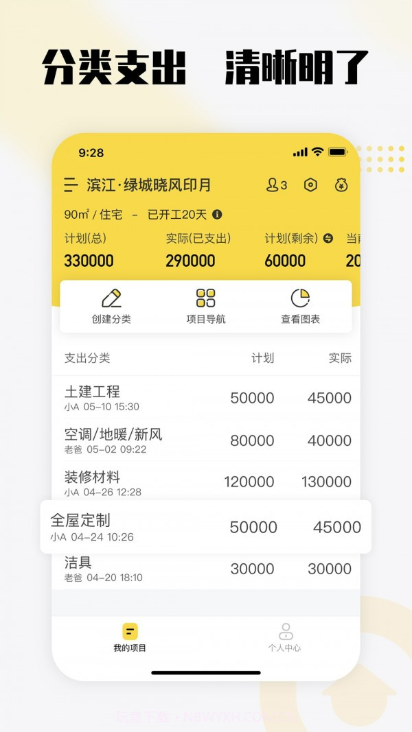 初创装修记账截图1