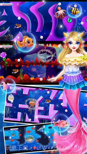 时尚美人鱼城堡装扮故事截图4 时尚美人鱼城堡装扮故事截图4