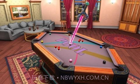 真实3D台球明星之路截图3