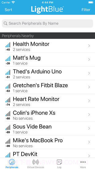 lightblue蓝牙调试助手截图2 lightblue蓝牙调试助手截图2