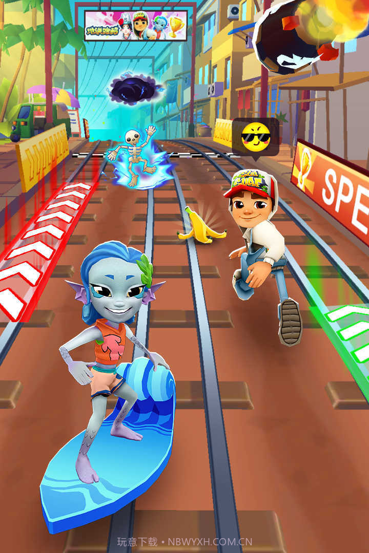 地铁跑酷西瓜条金币版本截图2 地铁跑酷西瓜条金币版本截图2