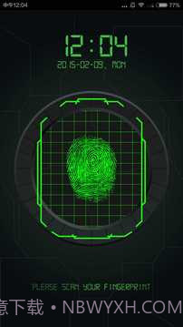 指纹解锁截图1