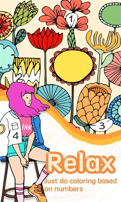 秘密花园暖暖涂色截图3 秘密花园暖暖涂色截图3