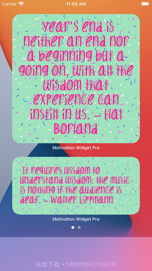 MotivationWidget:DailyQuote截图2