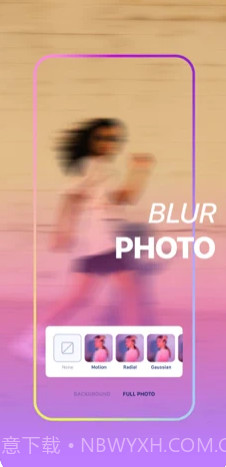 自动模糊背景相机截图2