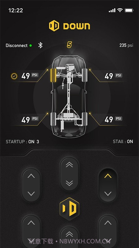 DOWN电控空气悬挂系统截图1 DOWN电控空气悬挂系统截图1