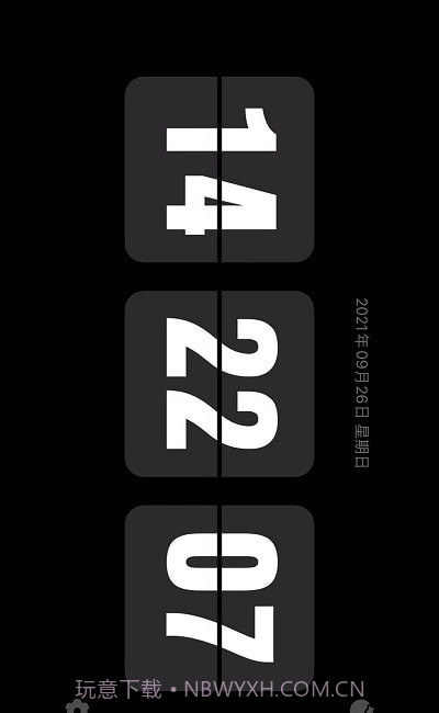Flipclock翻页时钟截图3 Flipclock翻页时钟截图3
