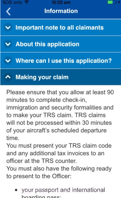 澳洲旅游退税截图2 澳洲旅游退税截图2