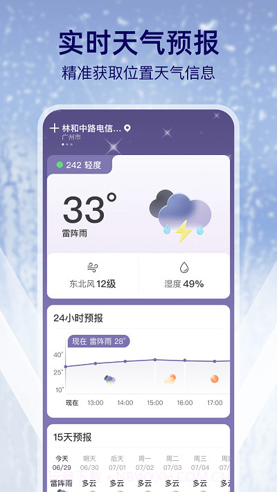 多雨天气预报截图4