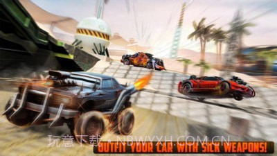 疯狂赛车枪战截图3