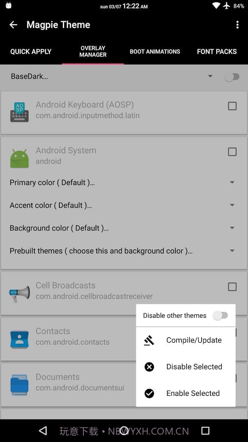 substratum lite主题管理截图2
