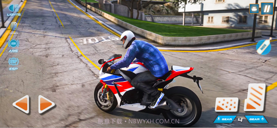 摩托车驾驶赛车游戏截图1