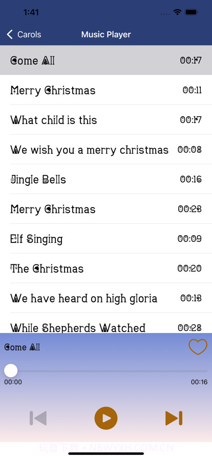 圣诞节歌曲和铃声截图2 圣诞节歌曲和铃声截图2