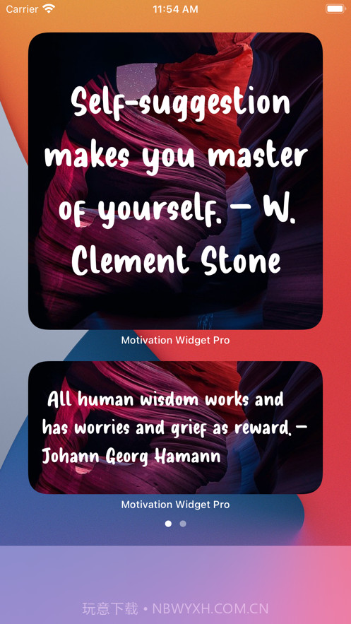 MotivationWidget:DailyQuote截图1