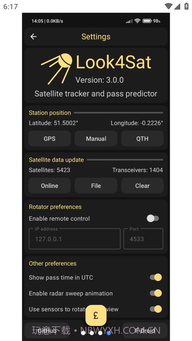 look4sat卫星追踪截图4 look4sat卫星追踪截图4
