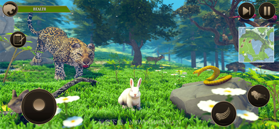 荒野豹家庭生活模拟截图6 荒野豹家庭生活模拟截图6