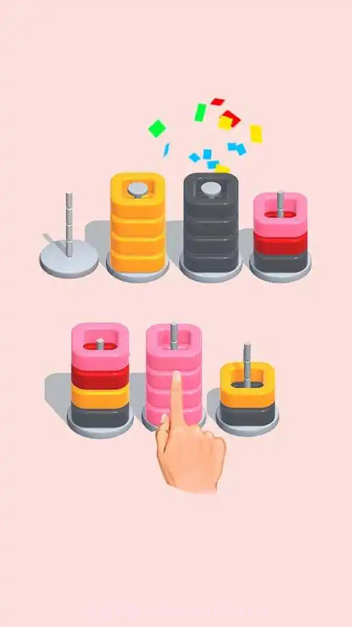 彩色的箍拼图截图2 彩色的箍拼图截图2