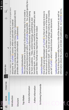 LaTeX编辑器截图2 LaTeX编辑器截图2