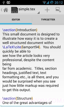 LaTeX编辑器截图4 LaTeX编辑器截图4